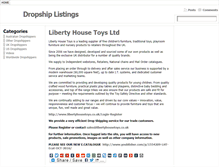 Tablet Screenshot of dropshiplistings.net